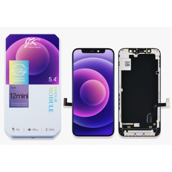 PACK 5 UNIDADES DE Modulos Incell iPhone 12 MINI marca JK DIGITAL DISPLAY con IC extraible