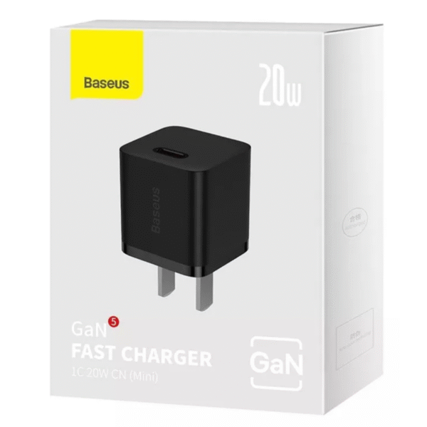 Fuente Cargador BASEUS Fast charger Tipo C 20 W