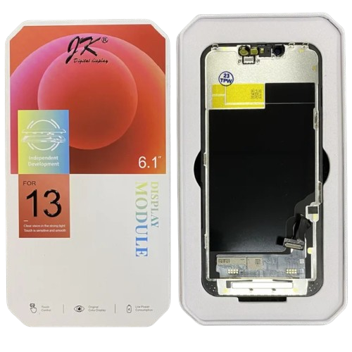 PACK 5 UNIDADES DE Modulos Incell iPhone 13 marca JK con IC extraible SIN CAJA